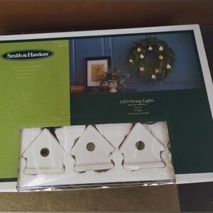 Smith & Hawken Christmas lights and mini houses